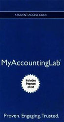 Acc Myaccountinglab & Etxt For Managerial Accounting