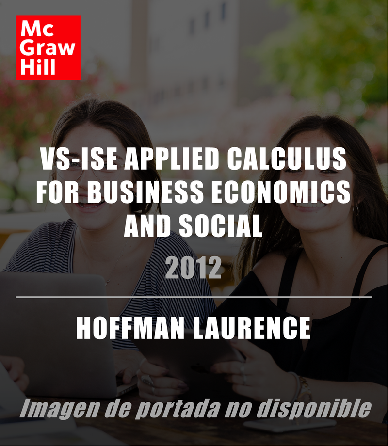 VS-ISE APPLIED CALCULUS FOR BUSINESS ECONOMICS AND SOCIAL