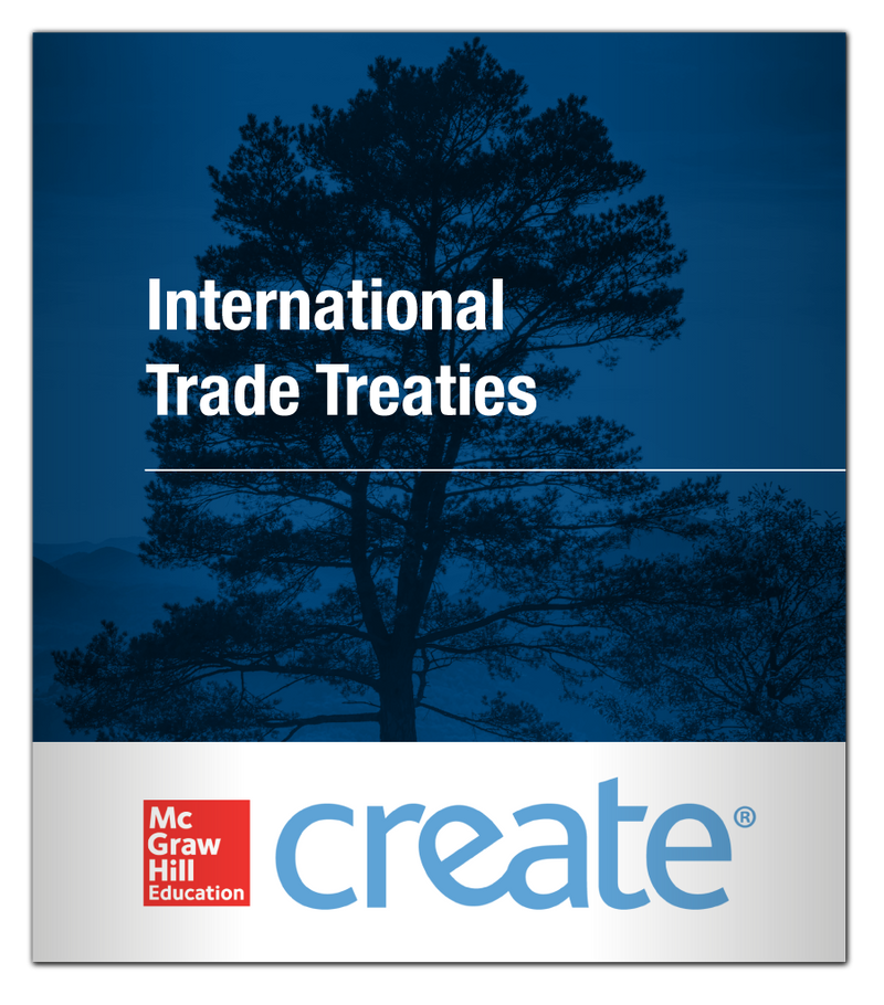 International Trade Treaties 9781307191493 McGraw-Hill